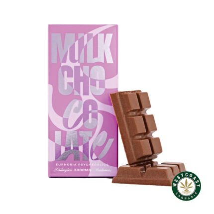 Euphoria Psychedelics – Milk Chocolate 3000mg - West Coast Cannabis