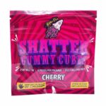 Higher Fire Extracts - Shatter Gummy Cubes - Cherry 2500mg THC - West Coast Cannabis