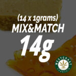 Multi Pack (Budder, Live Resin, Shatter, Crumble, Wax, Caviar) - 14g - 14 x 1g - West Coast Cannabis