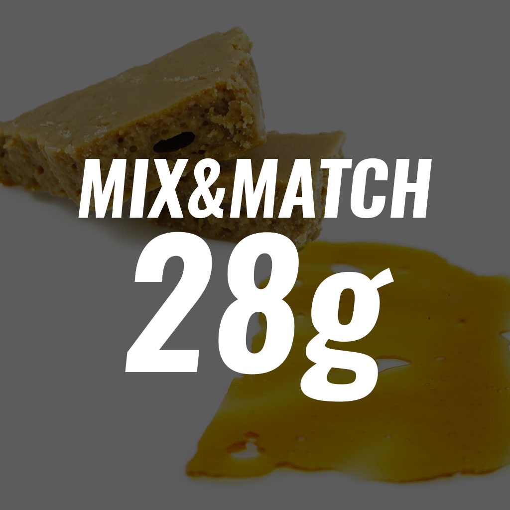 Multi Pack (Budder, Live Resin, Shatter, Crumble, Wax, Caviar) - 28g - 4 x 7g - West Coast Cannabis Multi Pack (Budder, Live Resin, Shatter, Crumble, Wax, Caviar) - 28g - 4 x 7g - West Coast Cannabis