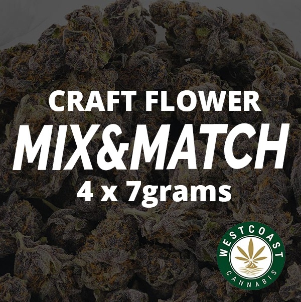 Multi Pack - Craft Flowers AAAA+ - 4 x 7g - West Coast Cannabis Multi Pack - Craft Flowers AAAA+ - 4 x 7g - West Coast Cannabis