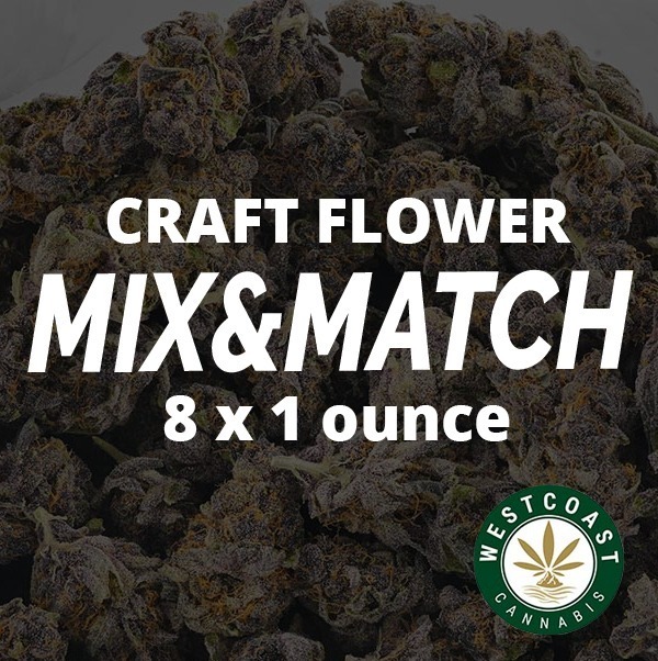 Multi Pack - Craft Flowers AAAA+ Half Pound - 8 x 28g - West Coast Cannabis Multi Pack - Craft Flowers AAAA+ Half Pound - 8 x 28g - West Coast Cannabis