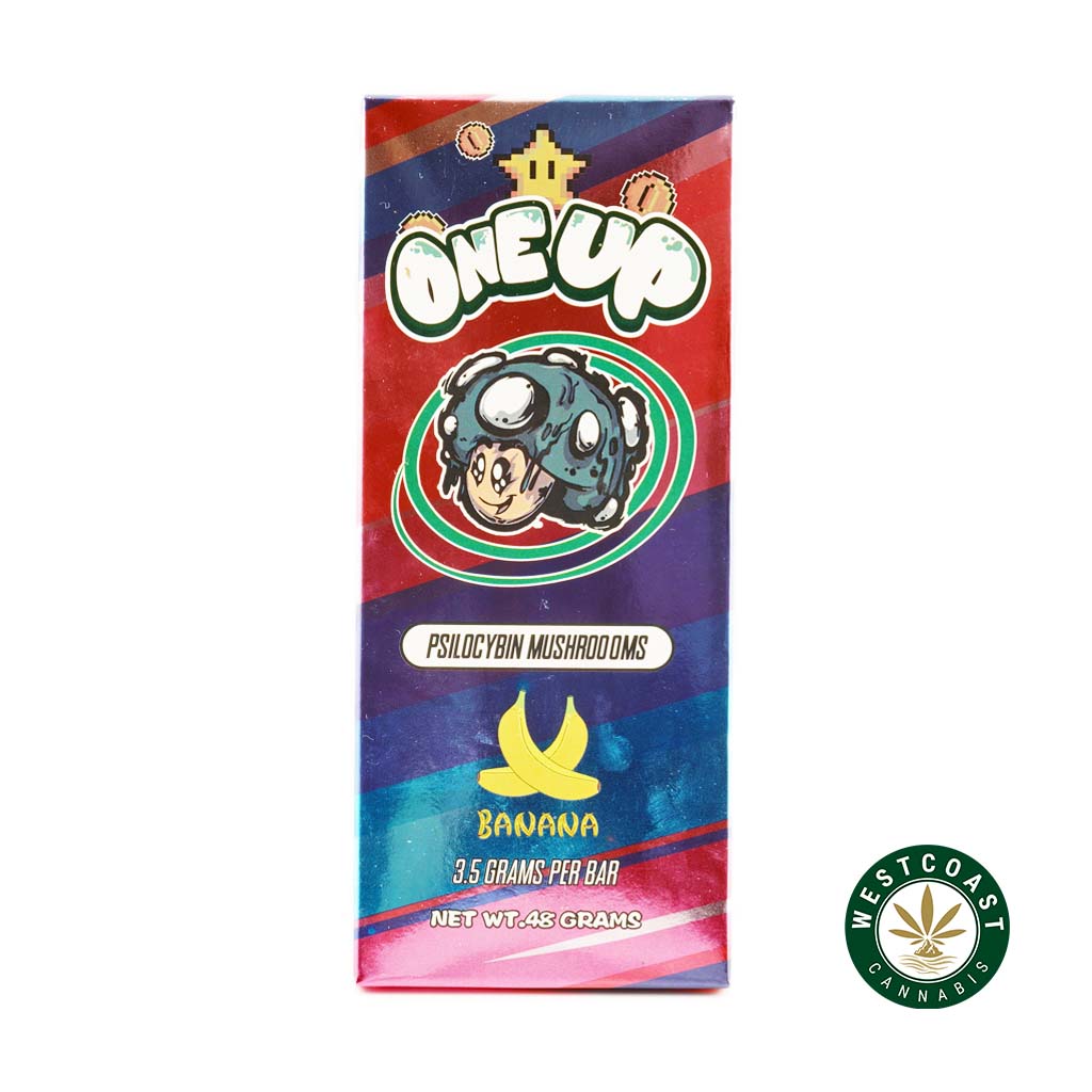 One Up - Psilocybin Mushrooms - Banana 3.5G Chocolate - West Coast Cannabis One Up - Psilocybin Mushrooms - Banana 3.5G Chocolate - West Coast Cannabis