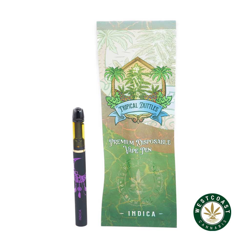 So High Extracts Disposable Pen - Tropical Zkittles 1ML (Indica) - West Coast Cannabis So High Extracts Disposable Pen - Tropical Zkittles 1ML (Indica) - West Coast Cannabis