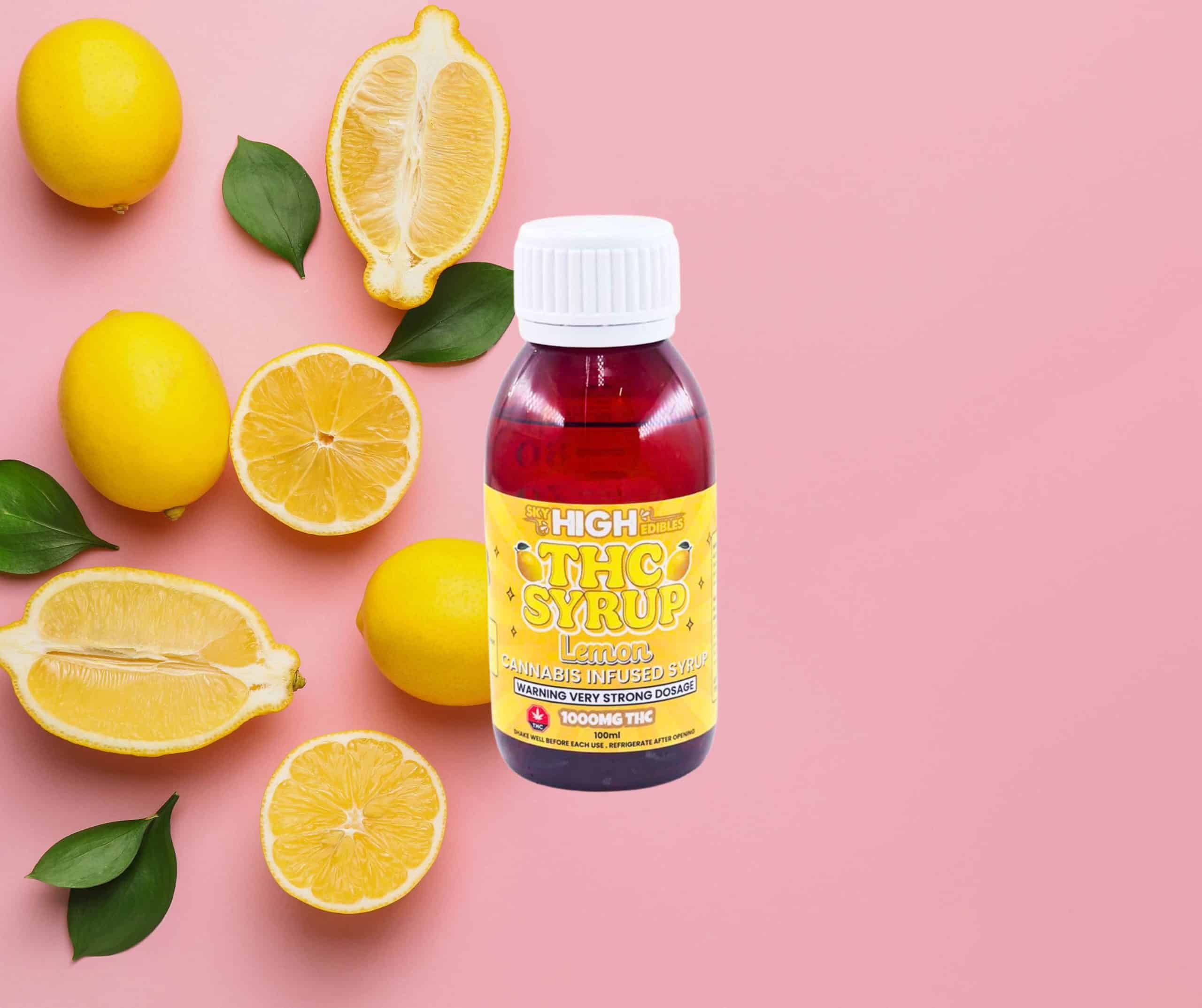 Sky High Syrup – Lemon 1000mg THC - Image 1