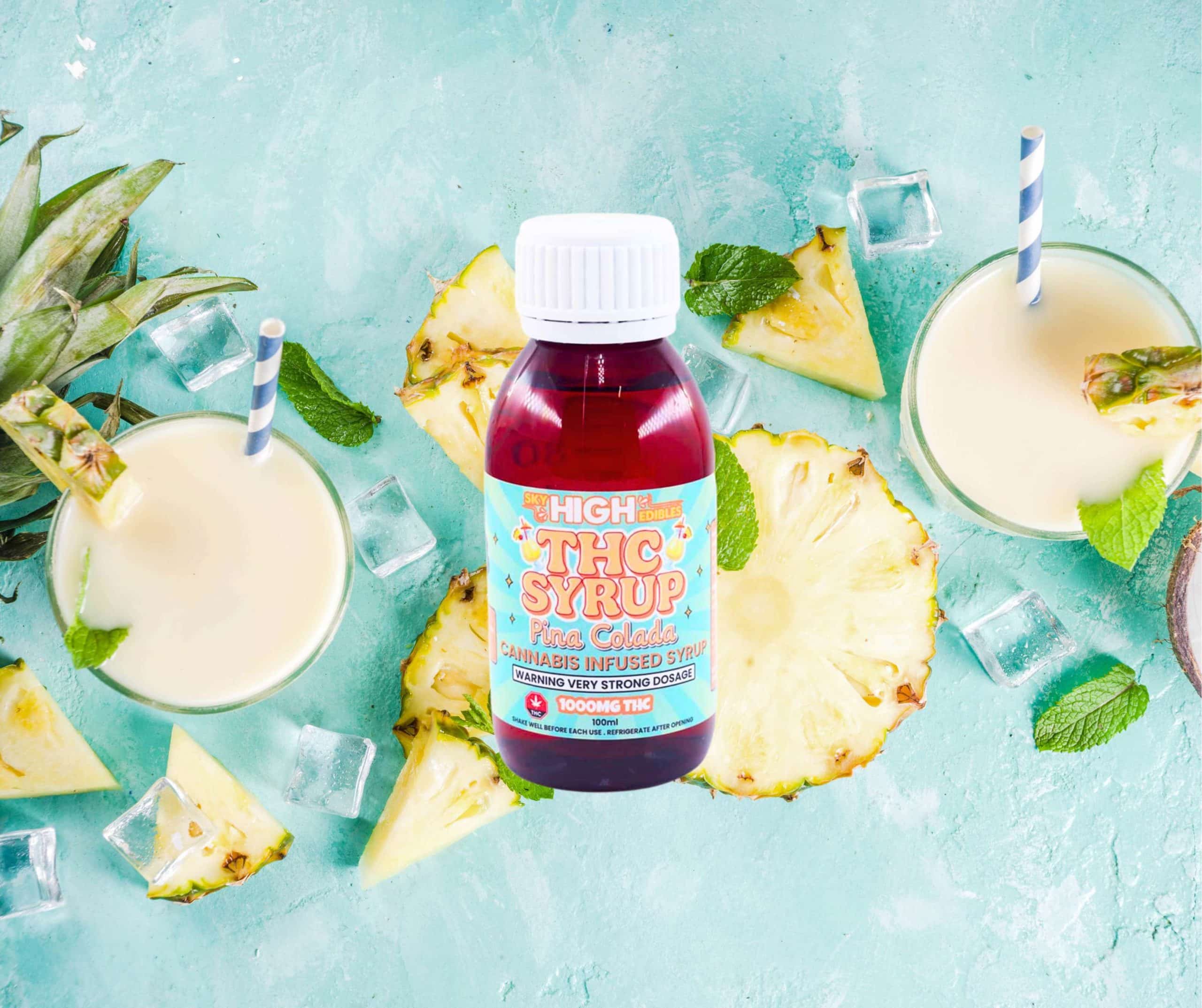 Sky High Syrup – Pina Colada 1000mg THC - Image 1