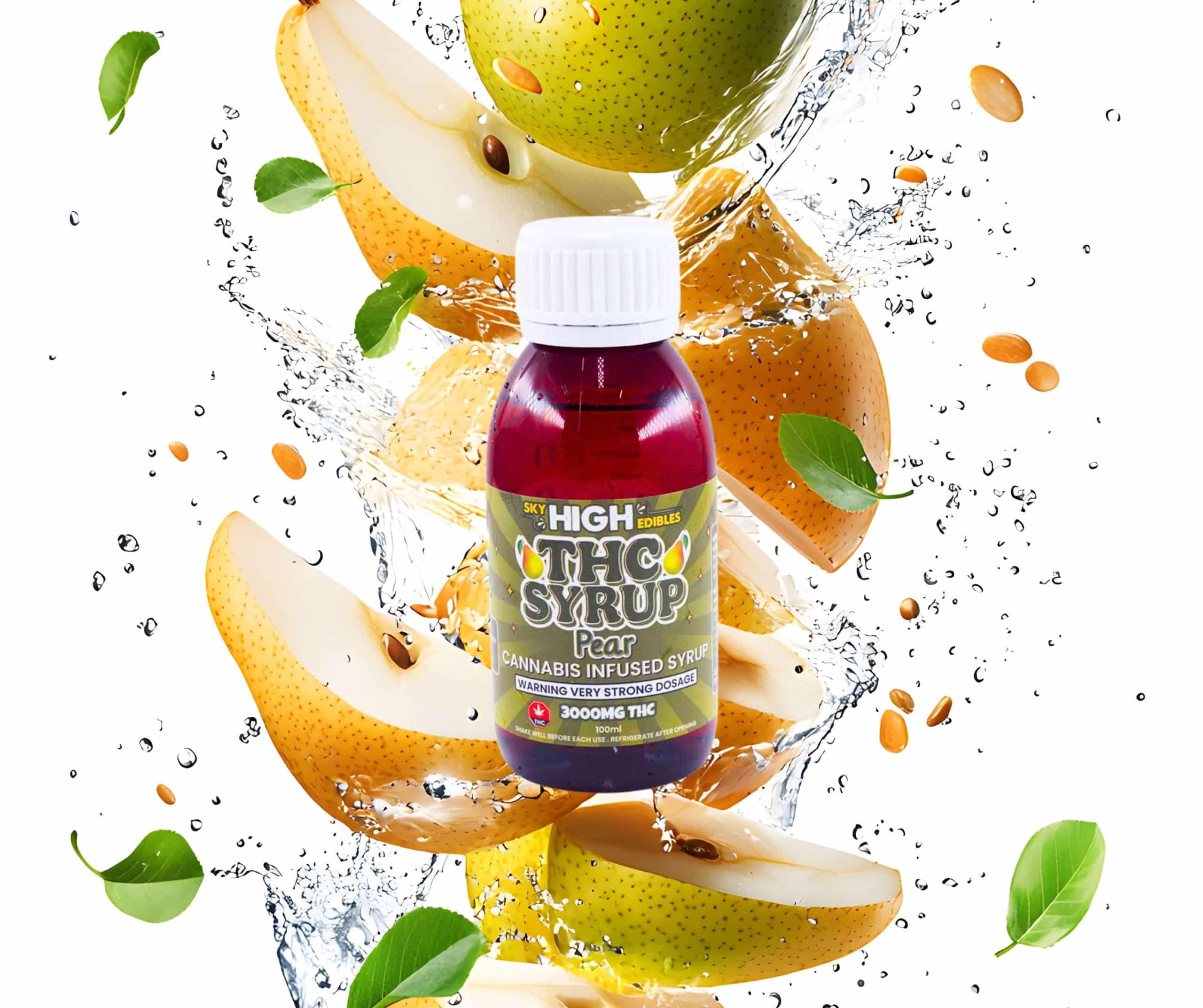 Sky High Syrup – Pear 3000mg THC - Image 1