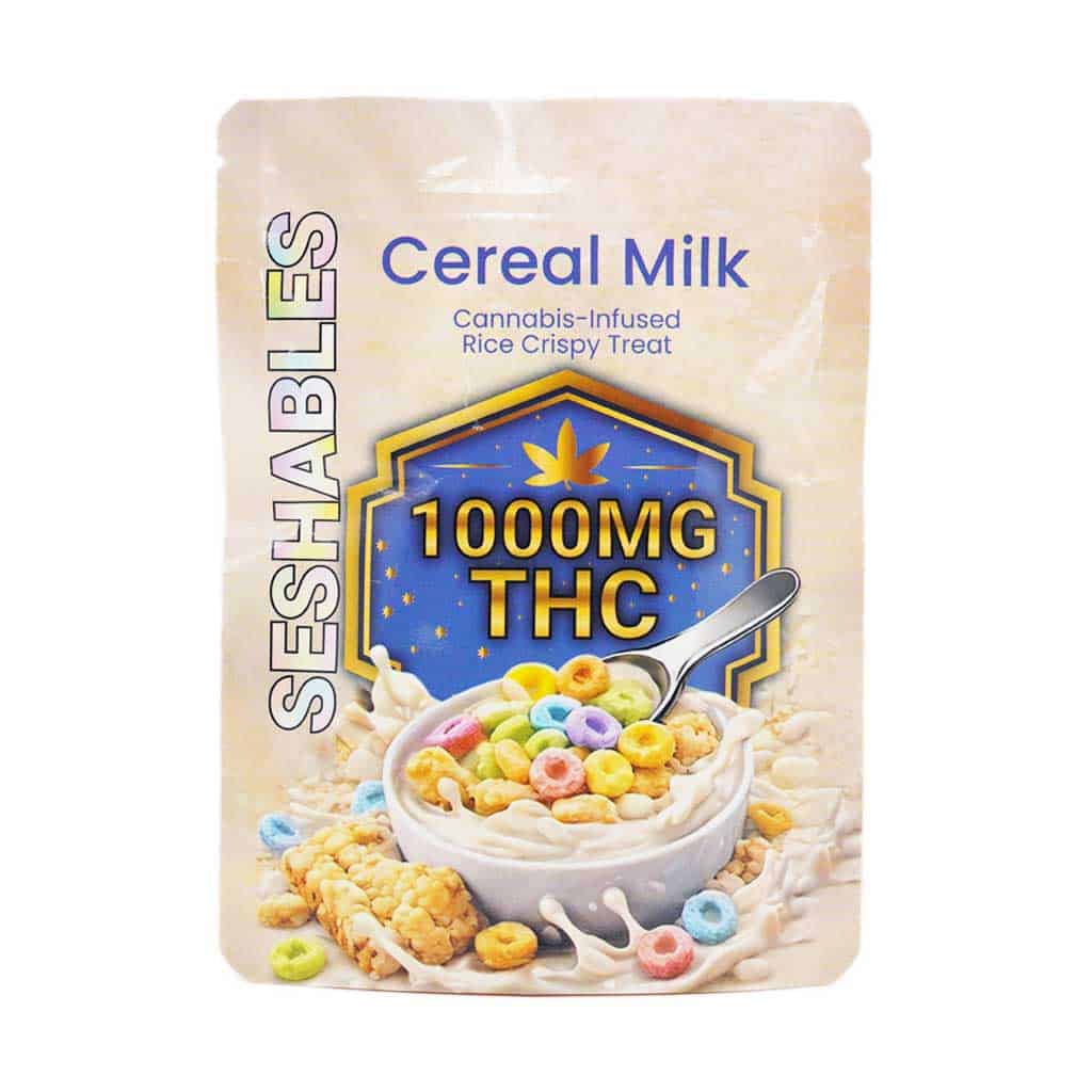 Seshables Rice Crispy – Cereal Milk 1000mg THC - Image 1