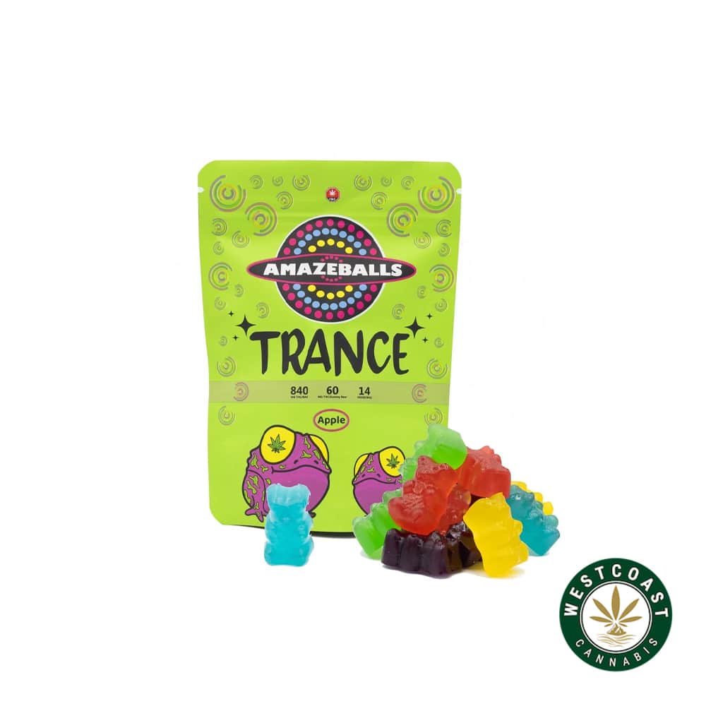Amazeballs Edibles – Trance Gummies – 840mg THC - Image 1