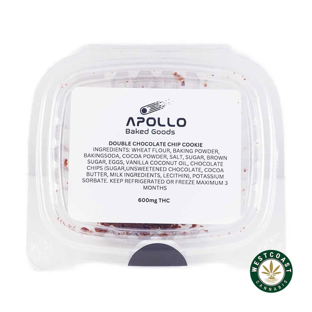 Apollo Baked Goods – Chocolate Chip Cookies – 600mg THC - Image 1