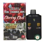 Burn Extracts – Dual Chamber Disposable Vape – Cherry CBD + Gorilla Glue (3+3 Gram)