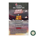 Burn Extracts – Dual Chamber Disposable Vape – Gas Berry + Sour Diesel (3+3 Gram) - Image 2