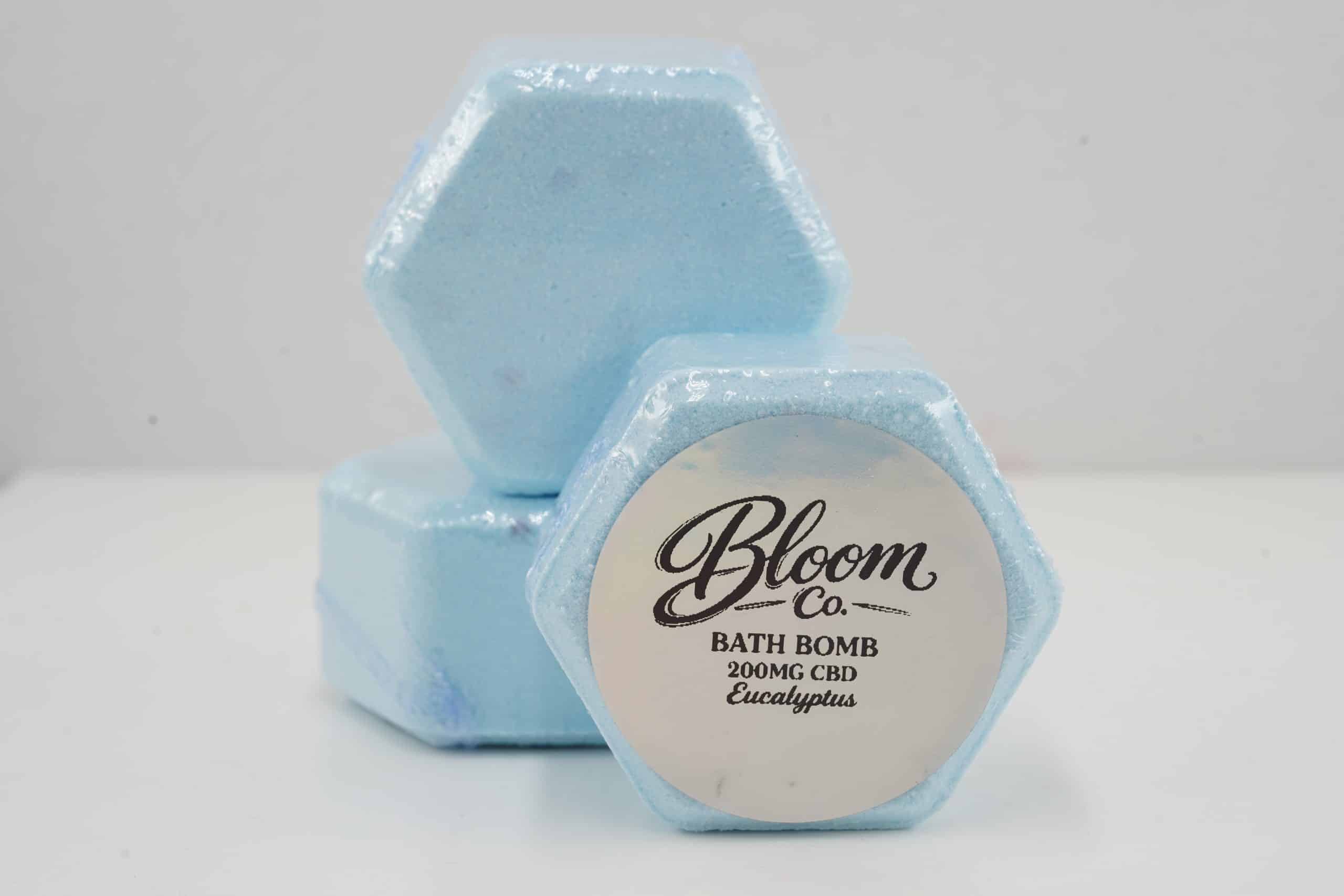 Bloom Co. – Eucalyptus Bathbomb – 200MG CBD - Image 1