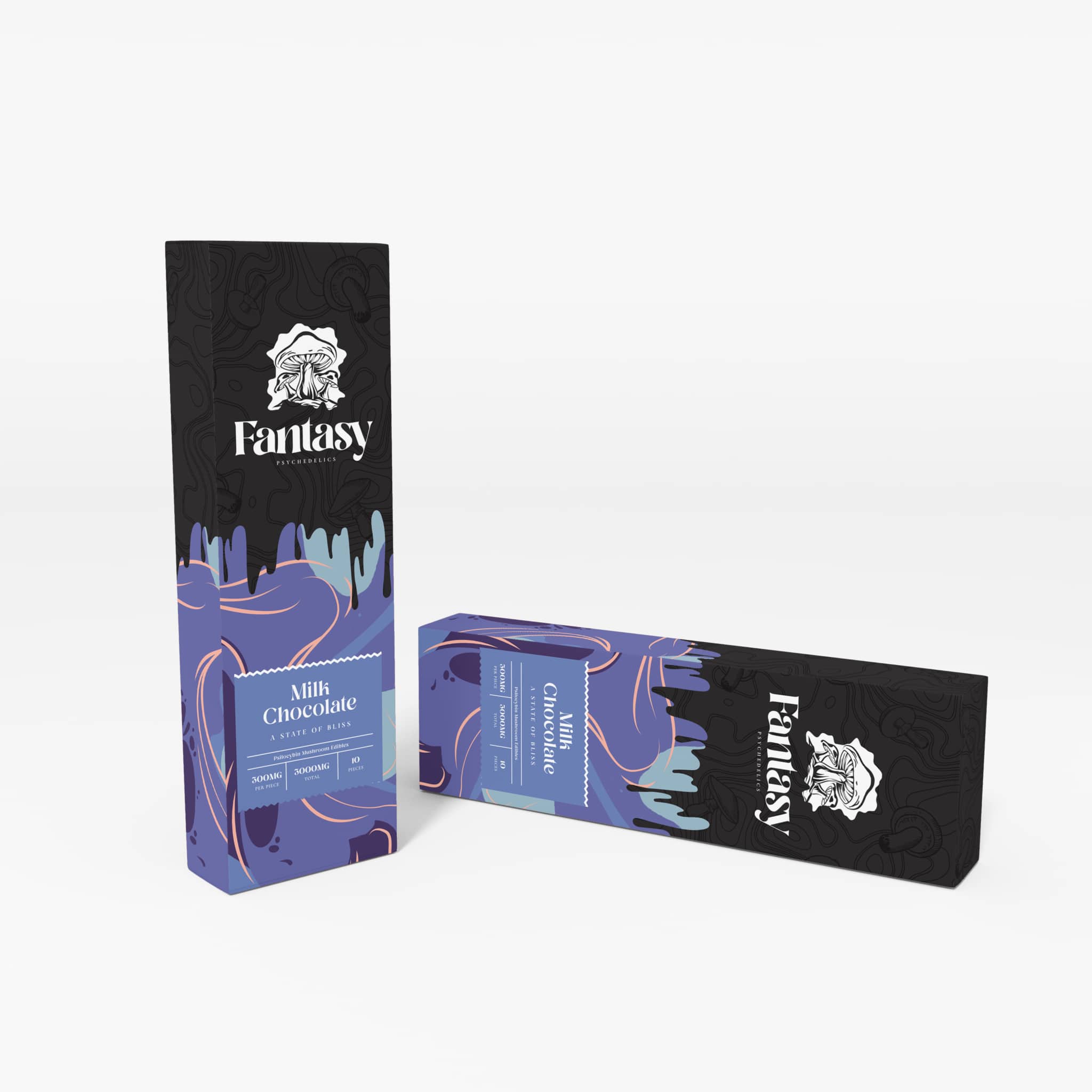 Fantasy Psychedelics – Chocolate Bar – Milk 3000mg - Image 1