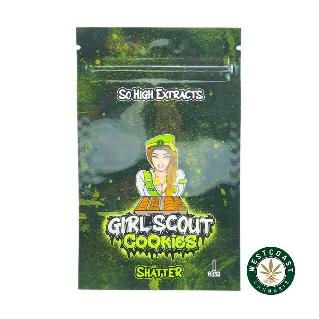 So High Extracts Premium Shatter – Girl Scout Cookies - Image 1