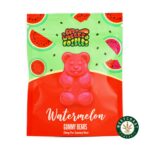 Get Wrecked Edibles – Watermelon Gummy Bears 300mg THC