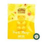 Get Wrecked Edibles – Peach Mango Gummy Bears 300mg THC