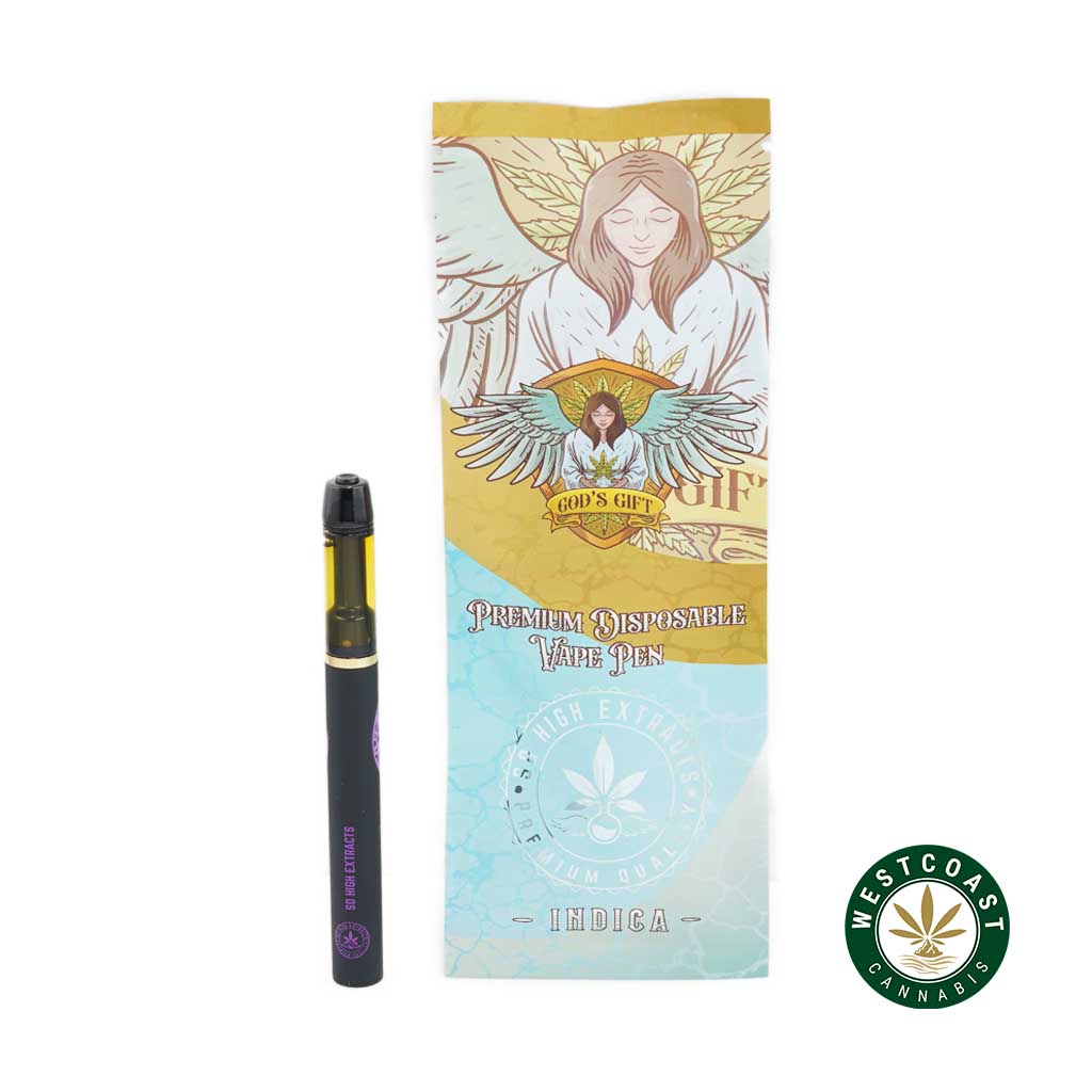 So High Extracts Disposable Pen – God’s Gift 1ML (Indica) - Image 1
