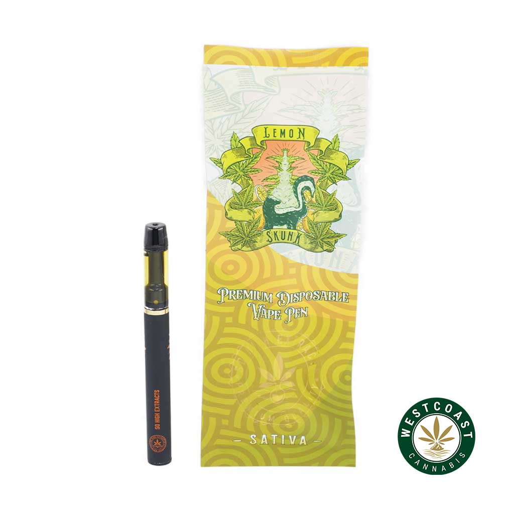 So High Extracts Disposable Pen – Lemon Skunk 1ML (Sativa) - Image 1