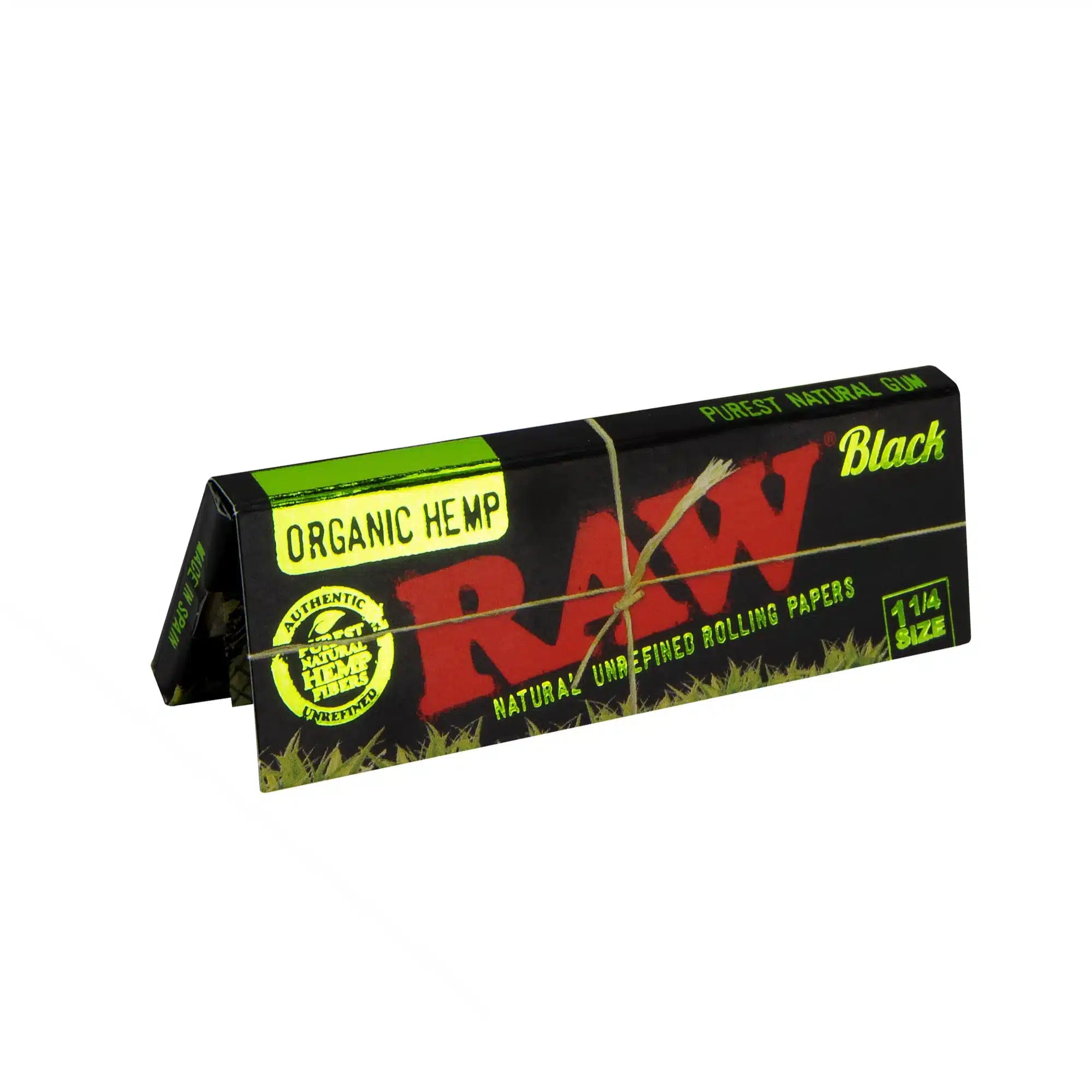 Raw Hemp Black Organic Rolling Paper - Image 1