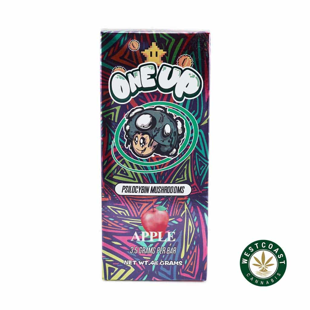 One Up – Psilocybin Mushrooms – Apple 3.5G Chocolate - Image 1