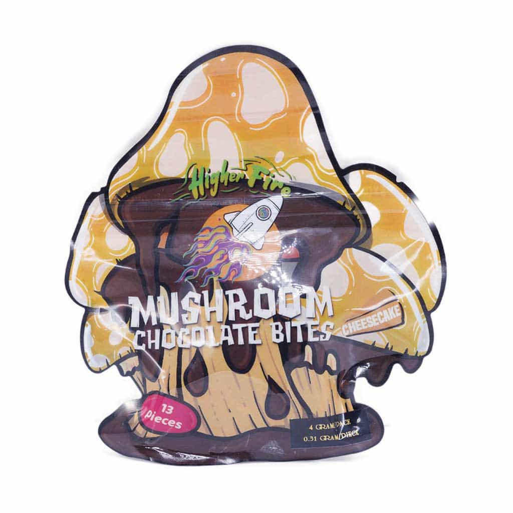 Higher Fire Extract – Mushroom Chocolate Bites – Cheesecake 4000mg - Image 1