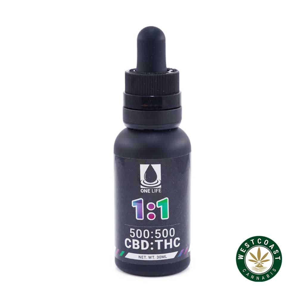 One Life Tincture – 1:1 (500mg CBD : 500mg THC) - Image 1