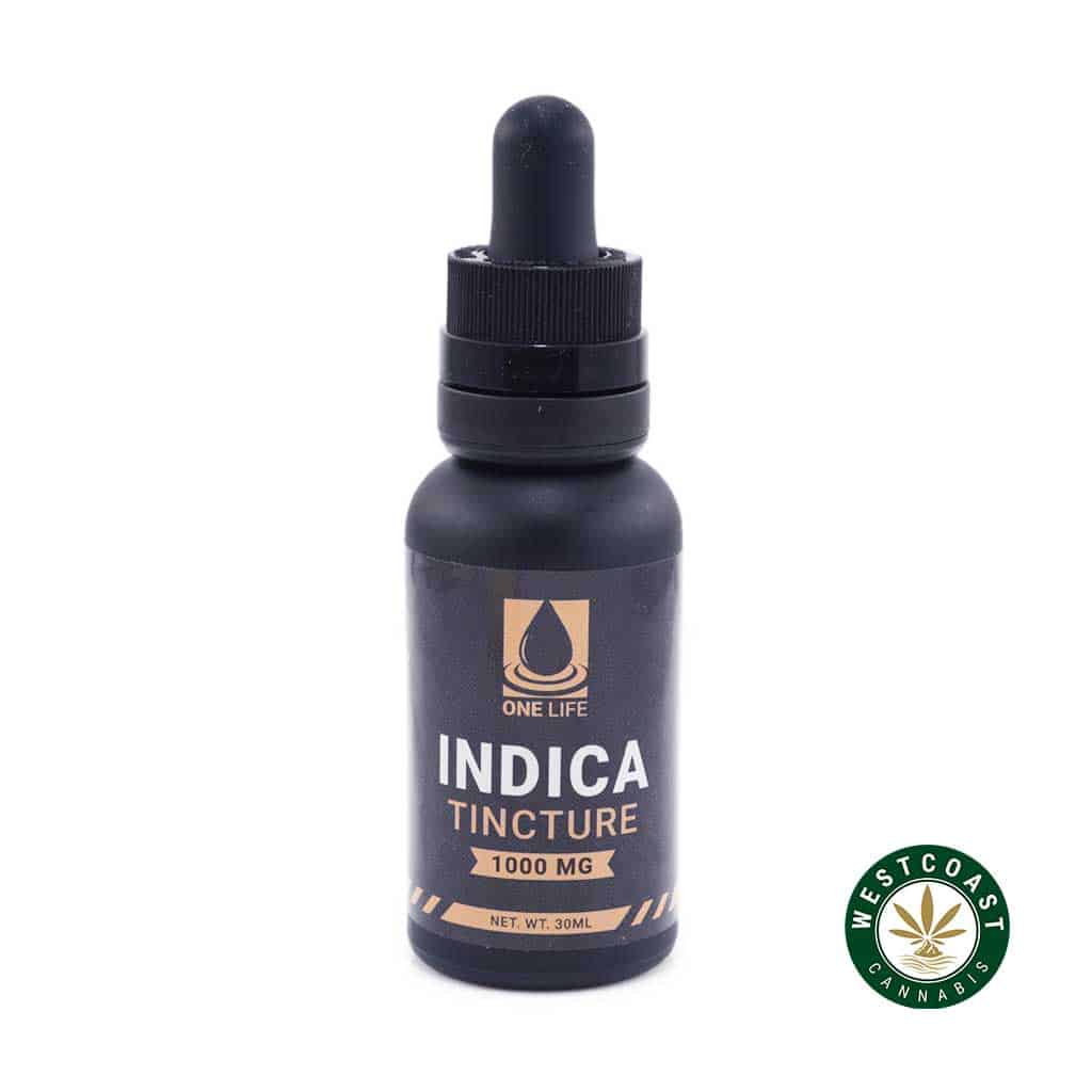 One Life Tincture – 1000mg THC Indica - Image 1
