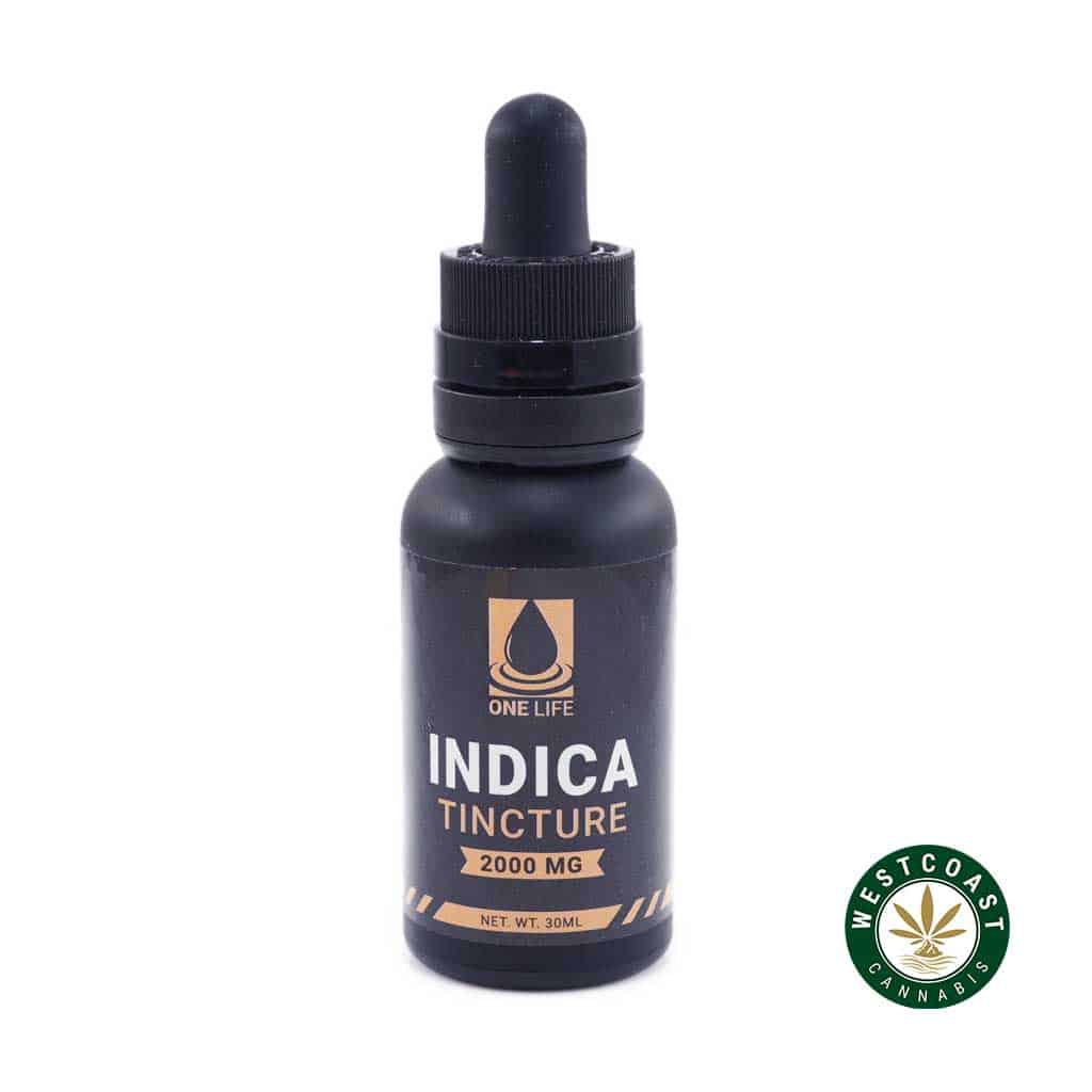 One Life Tincture – 2000mg THC Indica - Image 1
