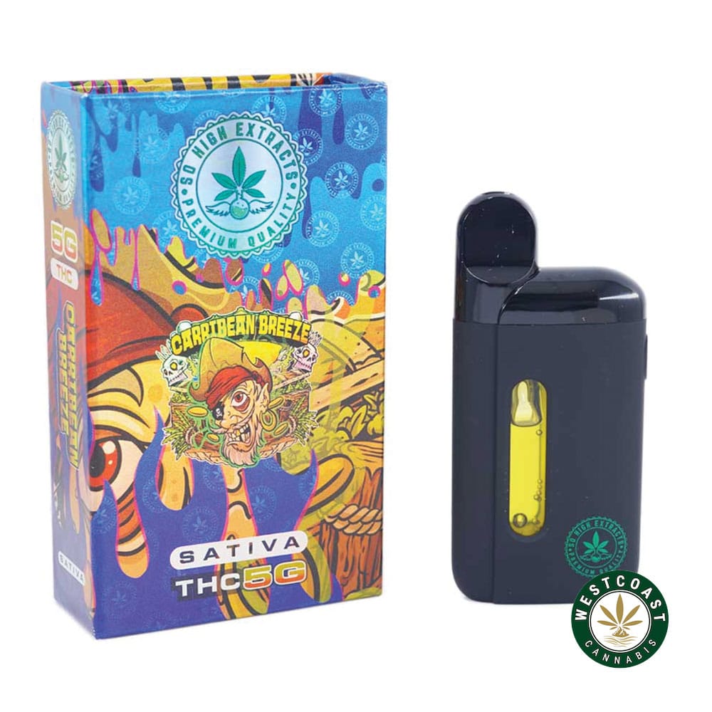 So High Extracts Disposable Pen – Carribean Breeze 5ML (Sativa) - Image 1