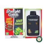 Straight Goods – Dual Chamber Vape – Donny Burger+ Sour Pebbles (3 Grams + 3 Grams)