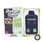 Straight Goods – Dual Chamber Vape – Godfather OG + Fresh Mint (3 Grams + 3 Grams)