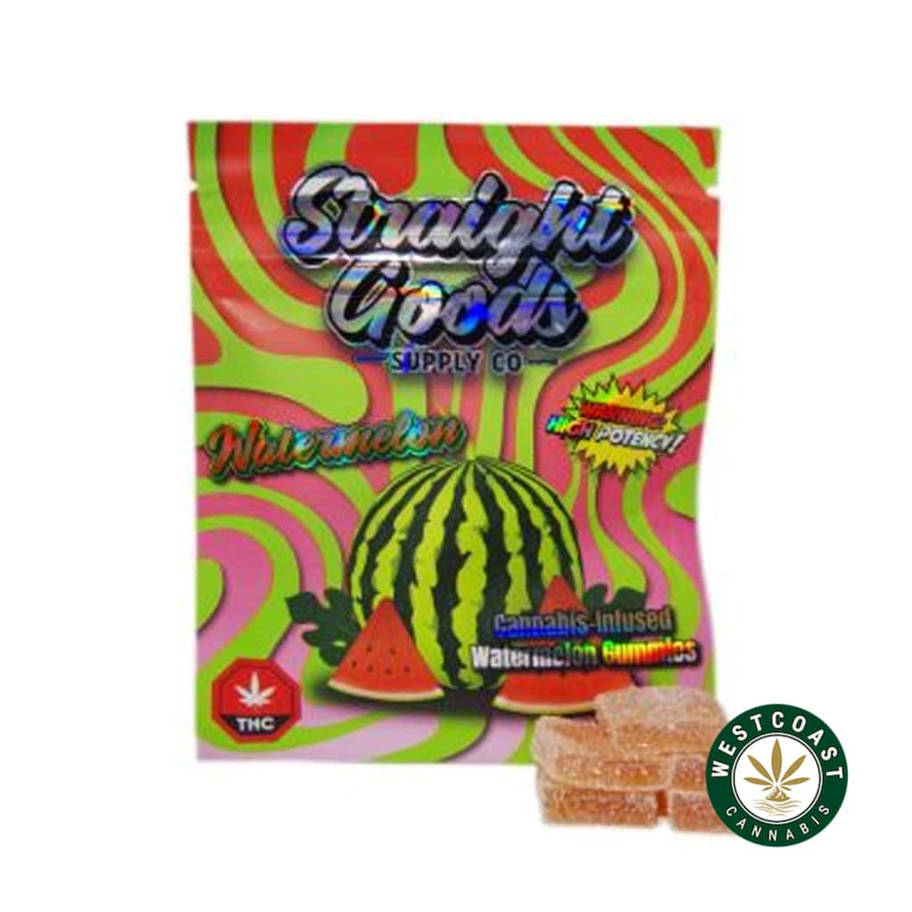Straight Goods Edibles – Watermelon (500mg THC) - Image 1