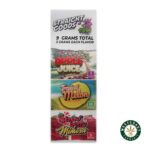 Straight Goods – Triple Chamber Vape – Apple Juice + Tropical Melon + Strawberry Mimosa (3 Grams + 3 Grams + 3 Gram) - Image 2