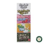 Straight Goods – Triple Chamber Vape – Cherry Kool Aid + Tricks Milk + Jack Herer (3 Grams + 3 Grams + 3 Gram) - Image 2