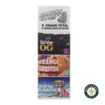 Straight Goods – Triple Chamber Vape – Godfather OG + Orange Ambrosia + Snow Dawg (3 Grams + 3 Grams + 3 Gram) - Image 2