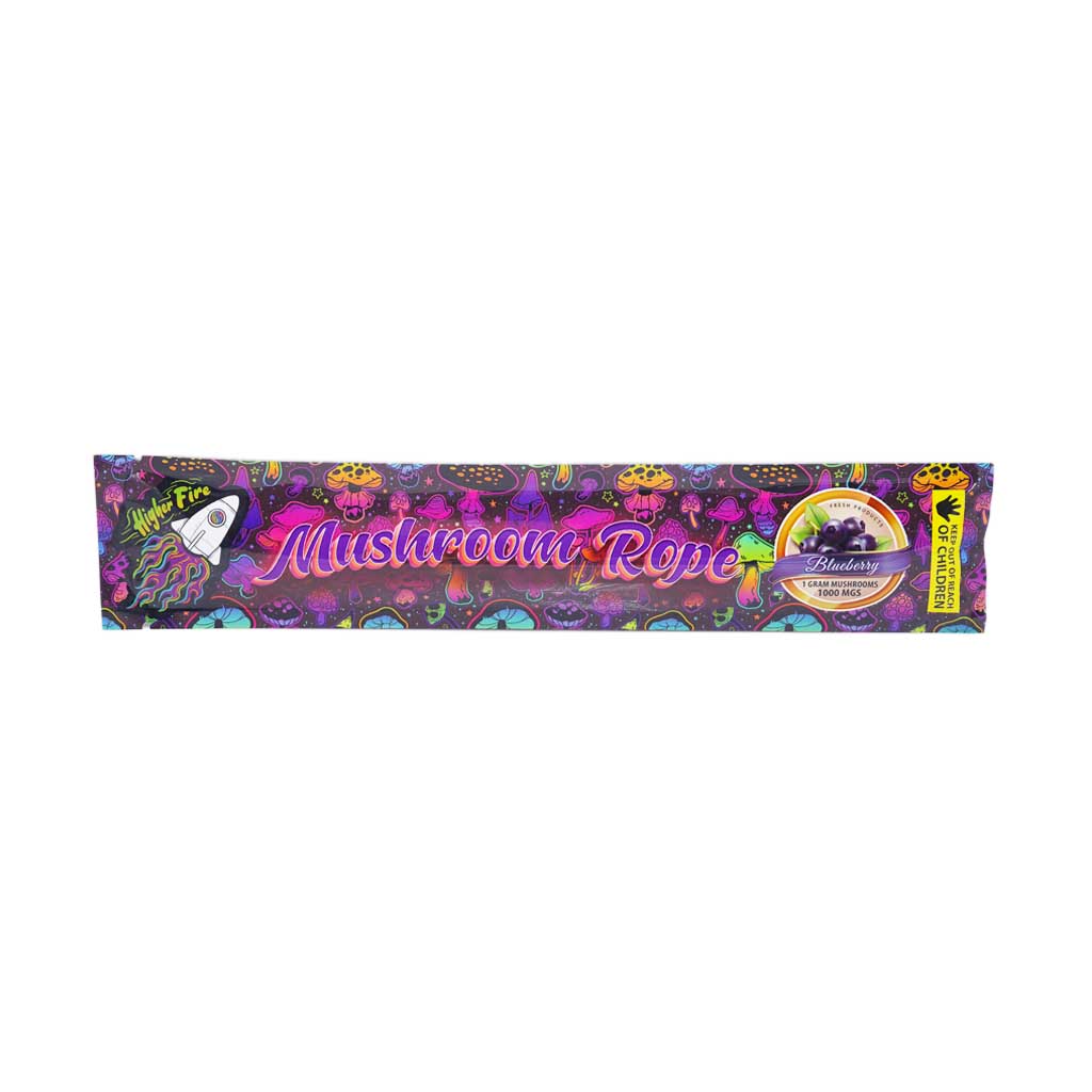 Higher Fire Extracts – Mushroom Rope – Blueberry 1000MG - Image 1