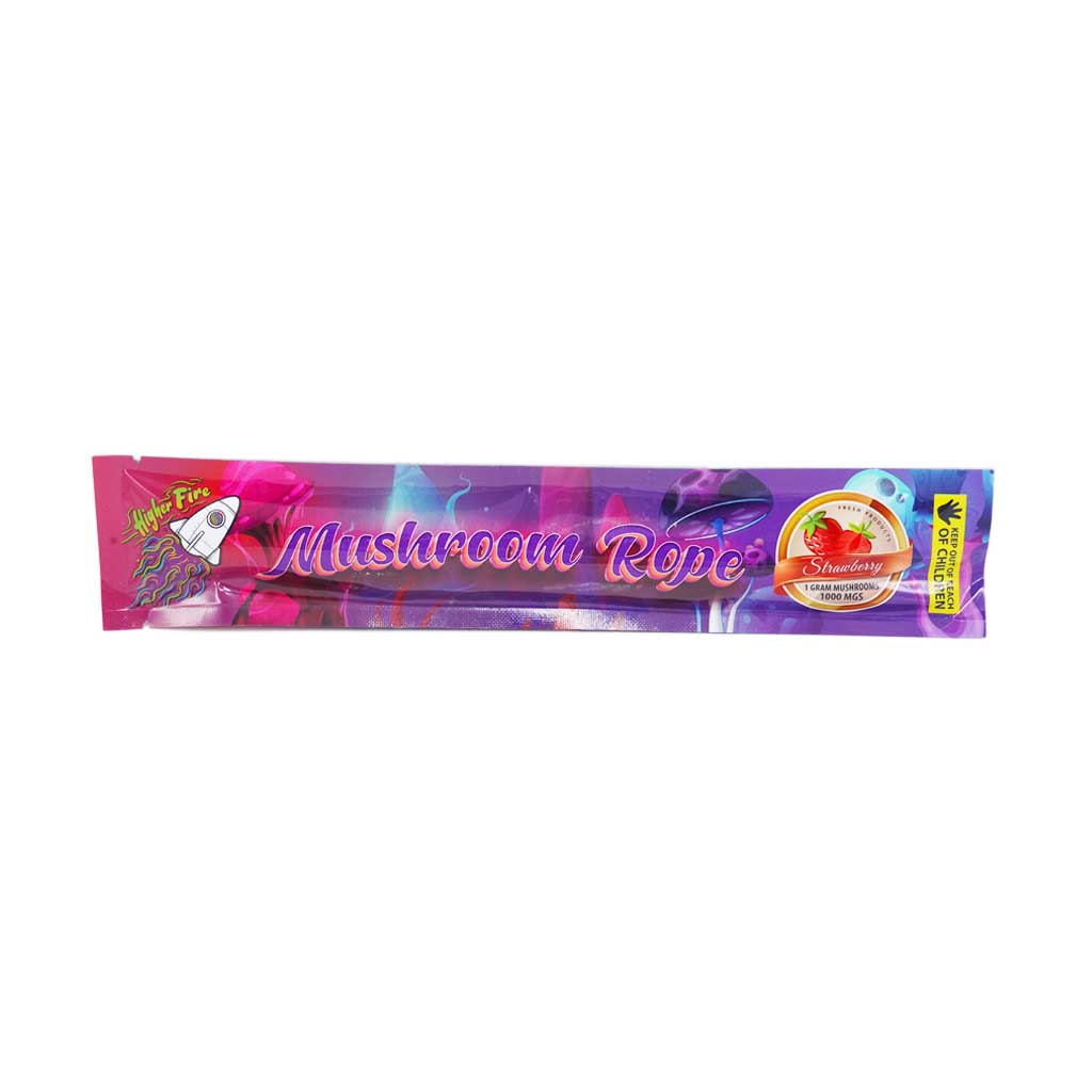 Higher Fire Extracts – Mushroom Rope – Strawberry 1000MG - Image 1