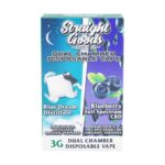 Straight Goods – Dual Chamber Vape – Blue Dream + Blueberry Full Spectrum CBD (3 Grams + 3 Grams) - Image 2