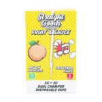 Straight Goods – Dual Chamber Vape – Peach + Crescendo (3 Grams + 3 Grams) - Image 2