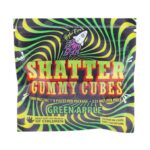 Higher Fire Extracts – Shatter Gummy Cubes – Green Apple 1000mg THC