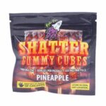 Higher Fire Extracts – Shatter Gummy Cubes – Pineapple 1000mg THC