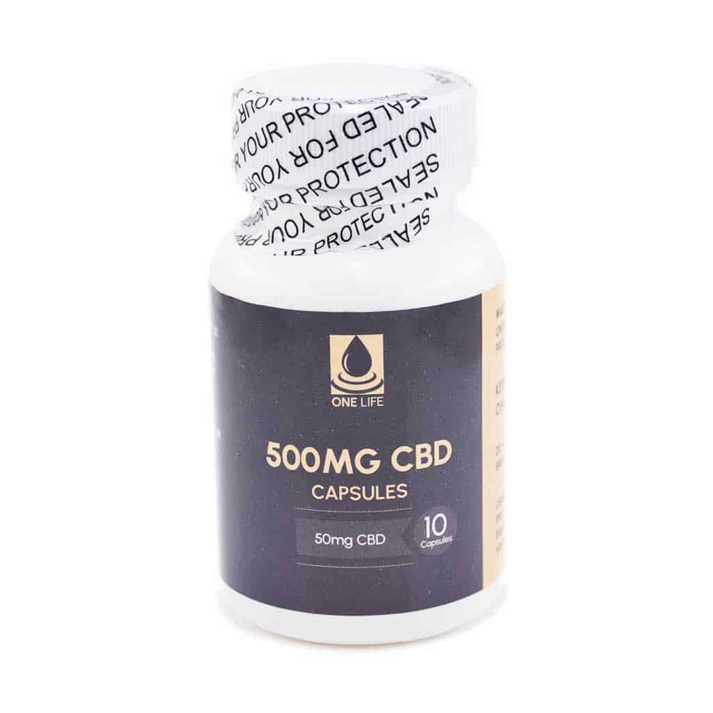 One Life Soft Gel Capsules – 500mg CBD - Image 1