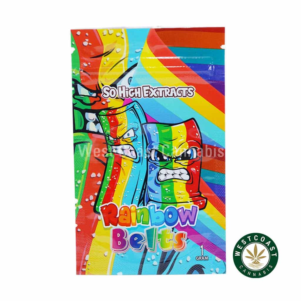 So High Extracts Premium Shatter – Rainbow Belts - Image 1