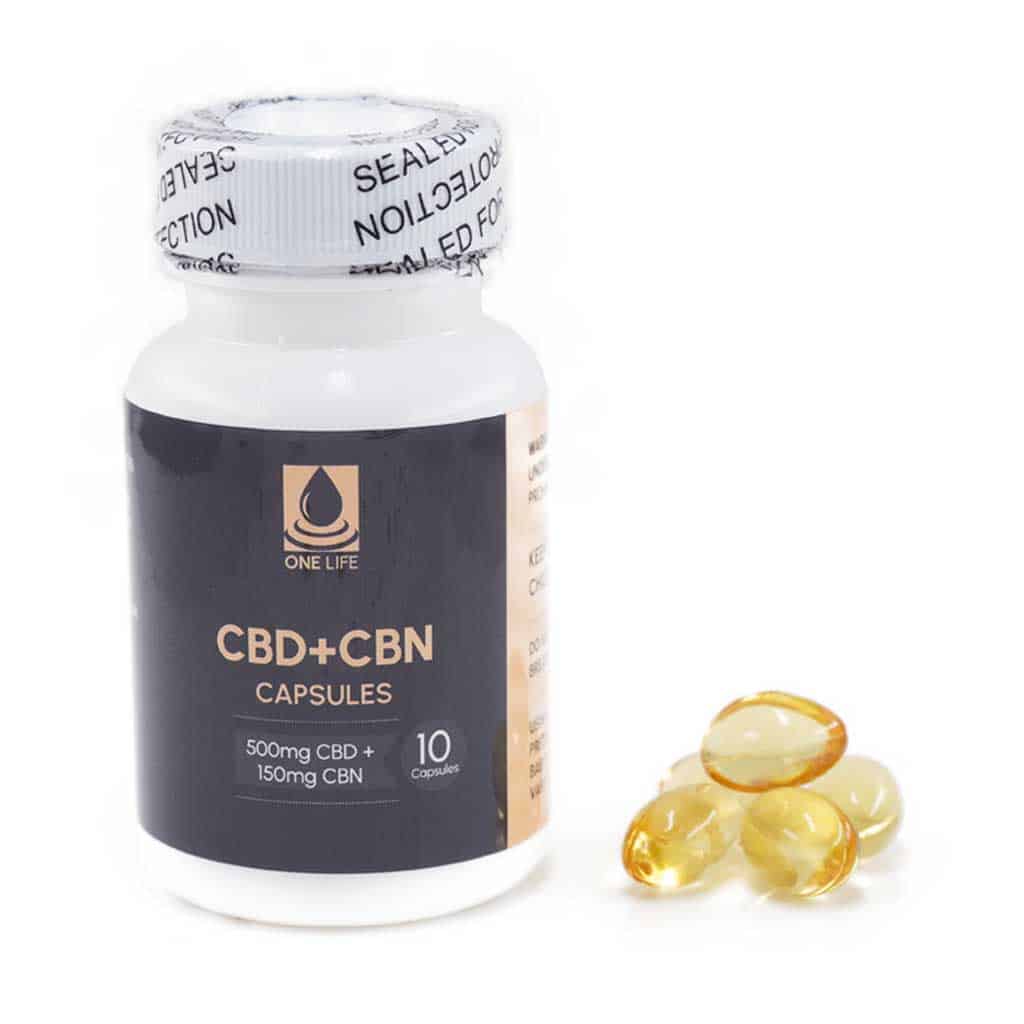 One Life Soft Gel Capsules – 500mg CBD + 150mg CBN - Image 1