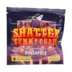 Higher Fire Extracts – Shatter Gummy Cubes – Pineapple 2500mg THC