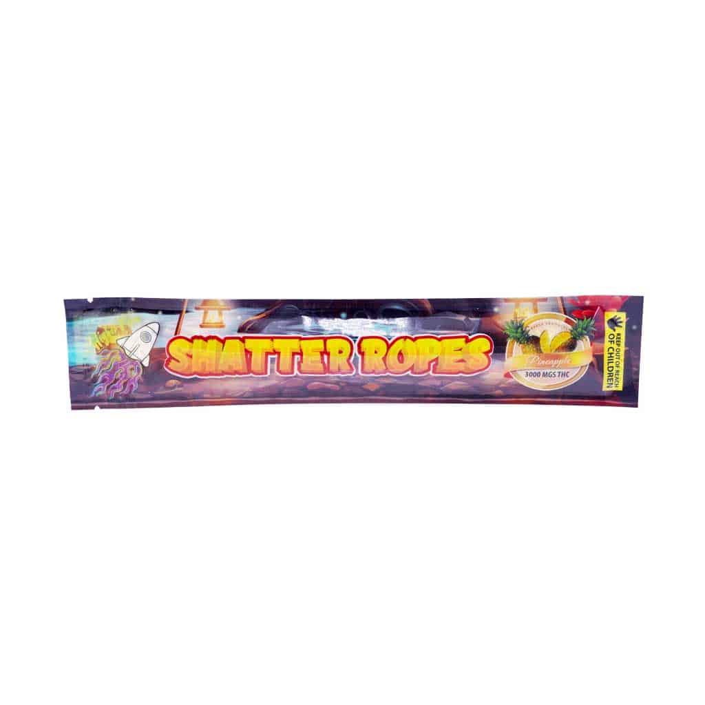 Higher Fire Extracts – Shatter Ropes – Pineapple 3000MG THC - Image 1