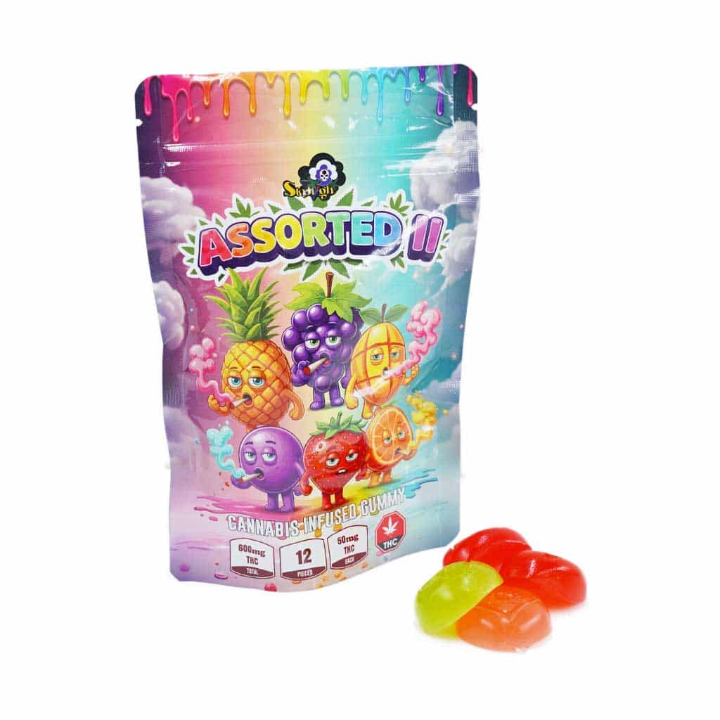 Sky High Edibles – Assorted II Gummy 600mg THC - Image 1