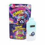 Sky High Extract – Dual Chamber Vape – Birthday Cake (Hybrid) + Sour Space Candy (Sativa) – (4 Grams + 4 Grams)