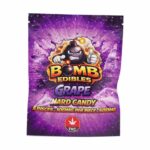 Bomb Edibles – 500mg THC Hard Candy – Grape
